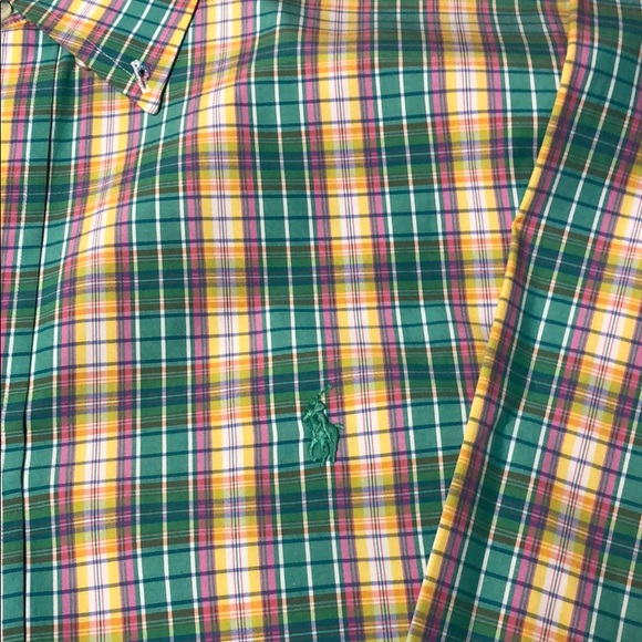 Multi color polo button-down - Picture 2 of 4